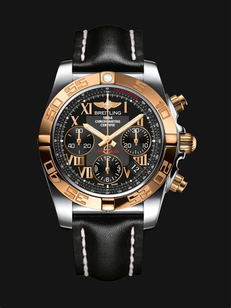 breitling chronomat 41 roman numerals|Breitling Chronomat 41 Chronograph Steel Rose Gold Watch .